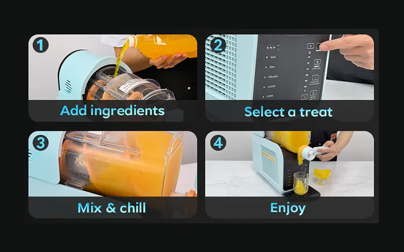 slushie ice cream machine